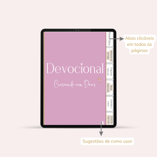 Devocional crescendo com Deus - ROSA - Image 2