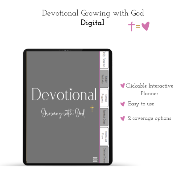 Devotional growing with God - GRAY