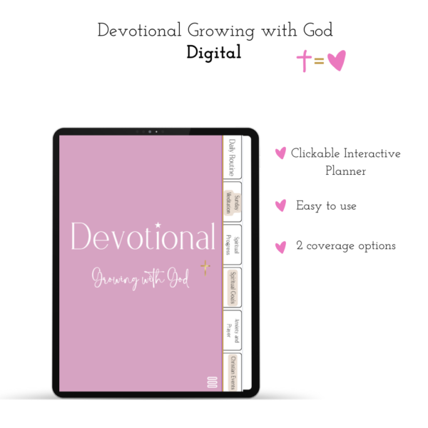 Devotional growing with God  - PINK